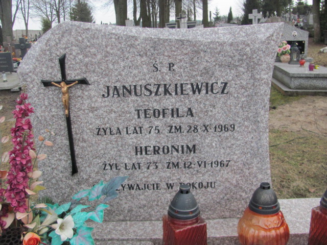 Hieronim Januszkiewicz 1892 Jedwabno - Grobonet - Wyszukiwarka osób pochowanych