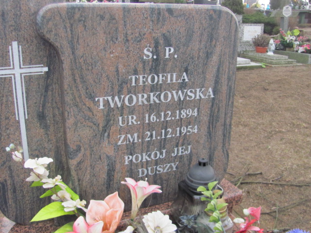 Teofila Tworkowska 1894 Jedwabno - Grobonet - Wyszukiwarka osób pochowanych