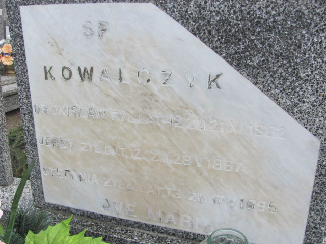 Bronisław Kowalczyk 1921 Jedwabno - Grobonet - Wyszukiwarka osób pochowanych