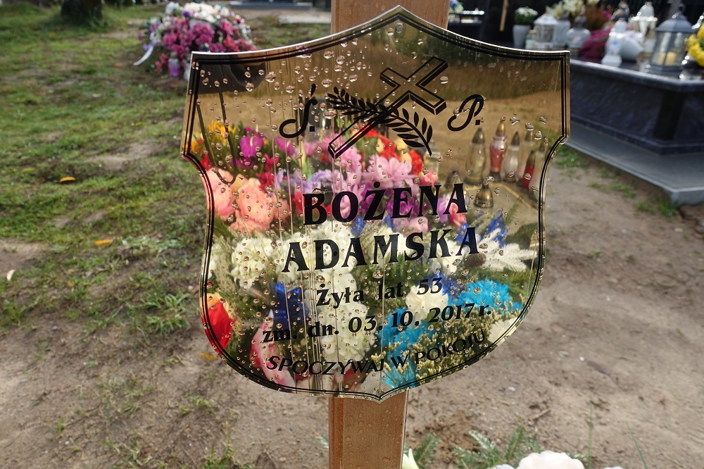 Bożena Adamska 1964 Jedwabno - Grobonet - Wyszukiwarka osób pochowanych