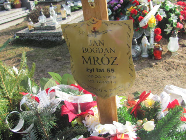 Jan Bogdan Mróz 1959 Jedwabno - Grobonet - Wyszukiwarka osób pochowanych
