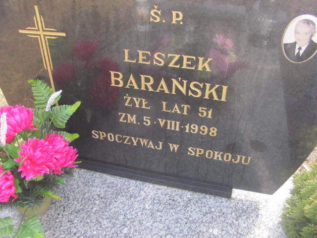 Leszek Barański 1947 Jedwabno - Grobonet - Wyszukiwarka osób pochowanych