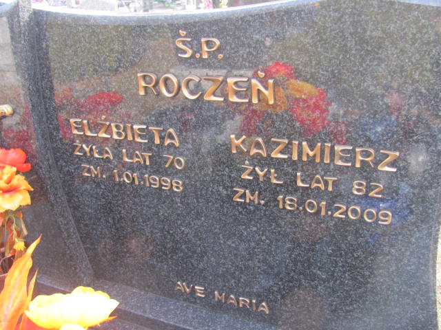 Elżbieta Roczeń 1928 Jedwabno - Grobonet - Wyszukiwarka osób pochowanych