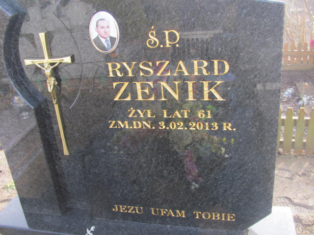 Ryszard Zenik 1952 Jedwabno - Grobonet - Wyszukiwarka osób pochowanych