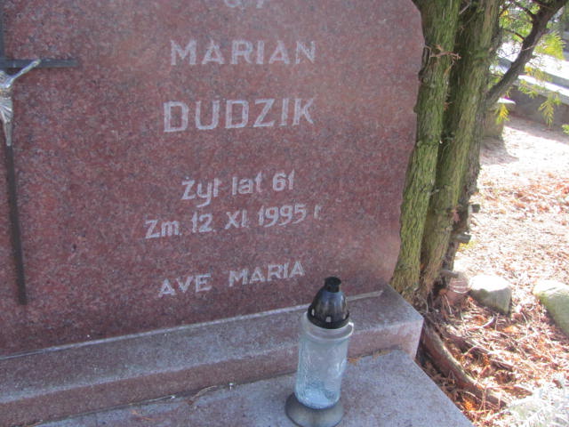 Marian Dudzik 1934 Jedwabno - Grobonet - Wyszukiwarka osób pochowanych