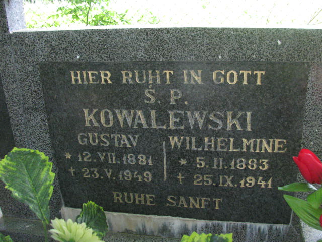 Wilhelmine Kowalewska 1883 Jedwabno - Grobonet - Wyszukiwarka osób pochowanych