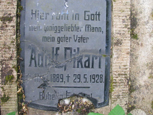 Adolf Pikart 1889 Jedwabno - Grobonet - Wyszukiwarka osób pochowanych