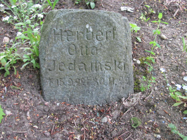 Herbert Otto Jedamski 1899 Jedwabno - Grobonet - Wyszukiwarka osób pochowanych