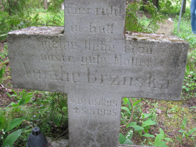 Amelie Brzoska 1895 Jedwabno - Grobonet - Wyszukiwarka osób pochowanych