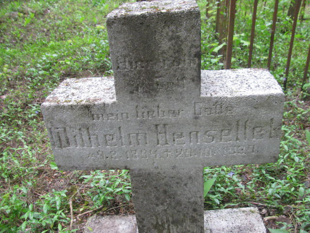 Wilhelm Hensellek 1894 Jedwabno - Grobonet - Wyszukiwarka osób pochowanych