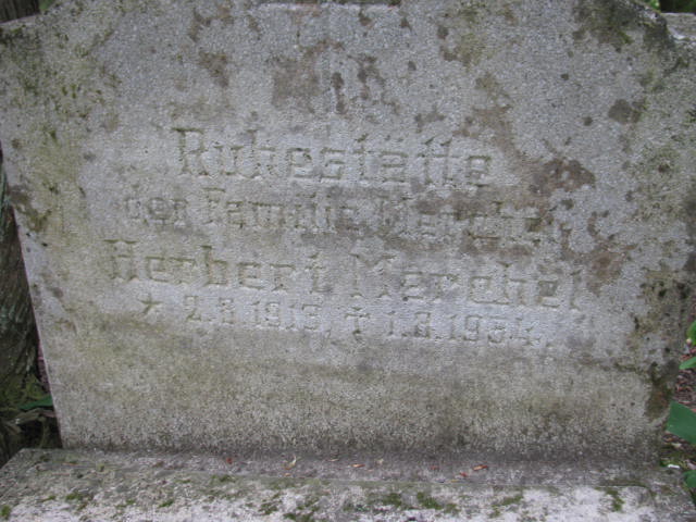Herbert Marchel 1913 Jedwabno - Grobonet - Wyszukiwarka osób pochowanych