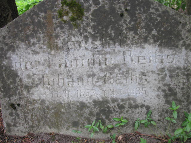 Johann Rejhs 1863 Jedwabno - Grobonet - Wyszukiwarka osób pochowanych