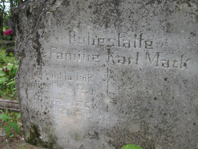 Emma Mack 1905 Jedwabno - Grobonet - Wyszukiwarka osób pochowanych