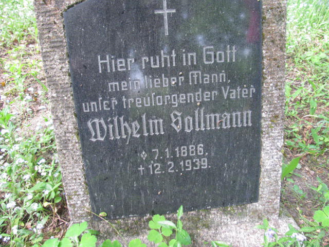 Wilhelm Sollmann 1886 Jedwabno - Grobonet - Wyszukiwarka osób pochowanych